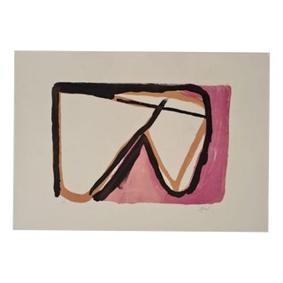 Bram Van Velde, Victory of White, 1980, Lithograph For Sale