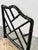 Wood Faux Bamboo Dining Chairs in Black Lacquer, Set of 4 For Sale - Image 7 of 12