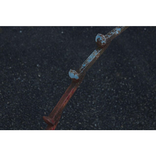 Orange Industrial Metal Road Runner Sculpture Garden Statue For Sale - Image 8 of 18