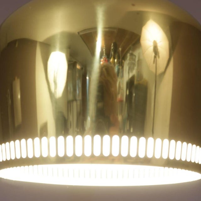 Metal Vintage Hanging Lamp by Alvar Aalto for Louis Poulsen, 1950s For Sale - Image 7 of 8