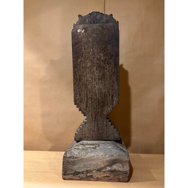 Antique Indonesian Tobacco Leaf Cutting Stand For Sale - Image 4 of 11