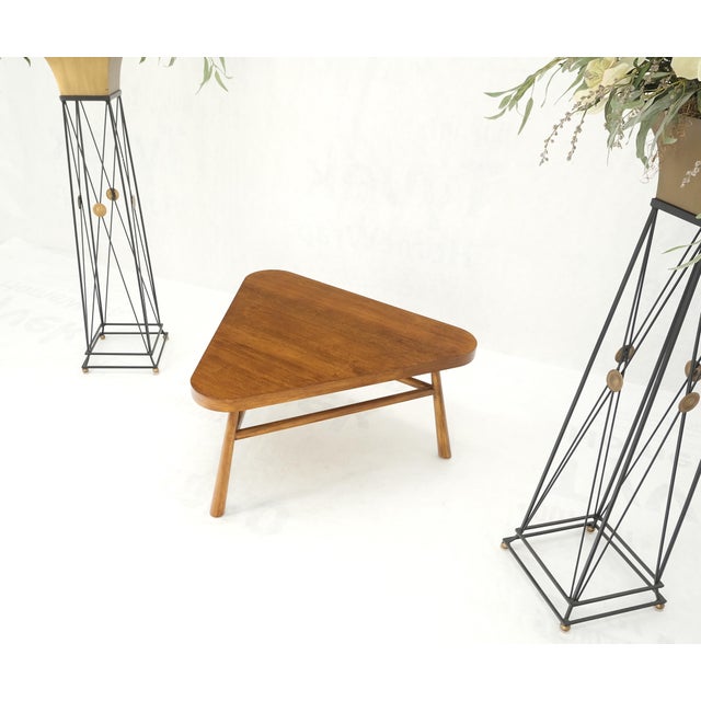 Gibbings for Widdicomb Triangular Tapered Dowel Leg Coffee Side Table For Sale - Image 10 of 12