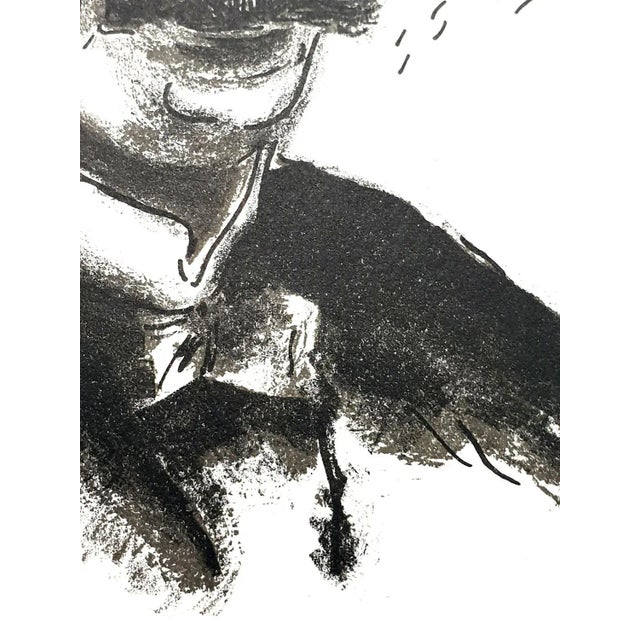 Early 21st Century Maurice de Vlaminck - Portrait - Original Lithograph 1956 For Sale - Image 5 of 6