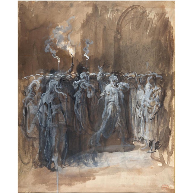 Gustave Doré, Illustration of a Scene from Macbeth, Serigraph For Sale