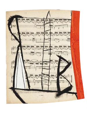 Tommaso Cascella, Musical Notes, 2009, Mixed Media