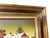 A charming original winter landscape signed H. Hargrove, featuring a picturesque red barn blanketed in fresh snow beneath...