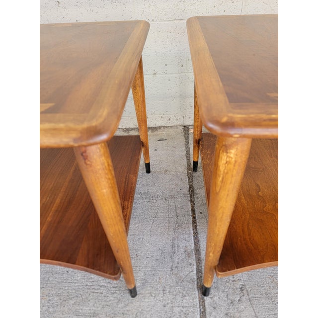 1960s Lane Acclaim End Tables Mid-Century Modern - A Pair For Sale - Image 5 of 15