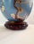 Blue Chinese Cloisonné Ginger Jar on Carved Wood Stand For Sale - Image 10 of 12
