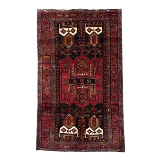 Antique Persian Koliai Hand-Knotted Rug 5'0" X 10'3" For Sale
