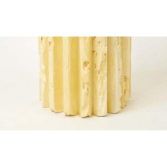 Not Yet Made - Made To Order Rib 16X Thin Pale Orange Cornice Vase by Lenny Stopp For Sale - Image 5 of 6