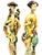 Large Vintage Chinoiserie Sculptural Figures in Resin, 1970s, Set of 2 For Sale - Image 6 of 18