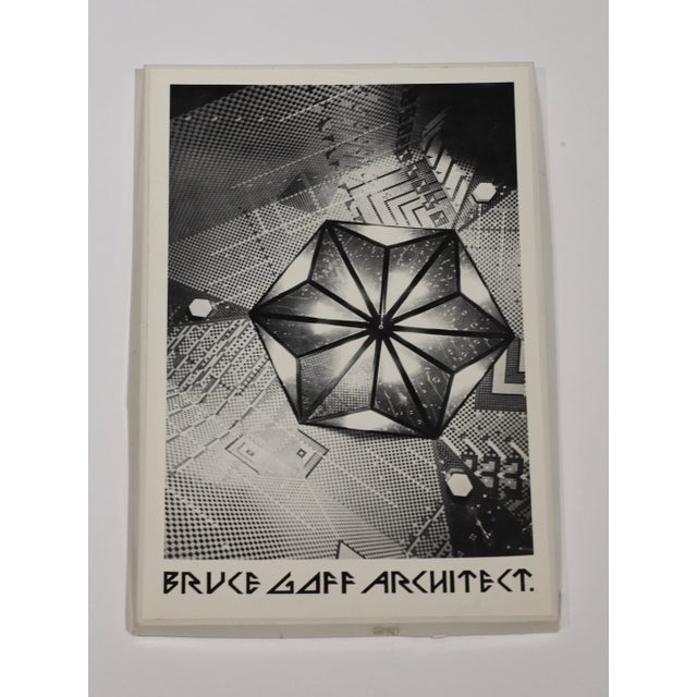 Rare limited numbered boxed portfolio for the "Art and Architecture of Bruce Goff" exhibit. Yellowstone Art Center....