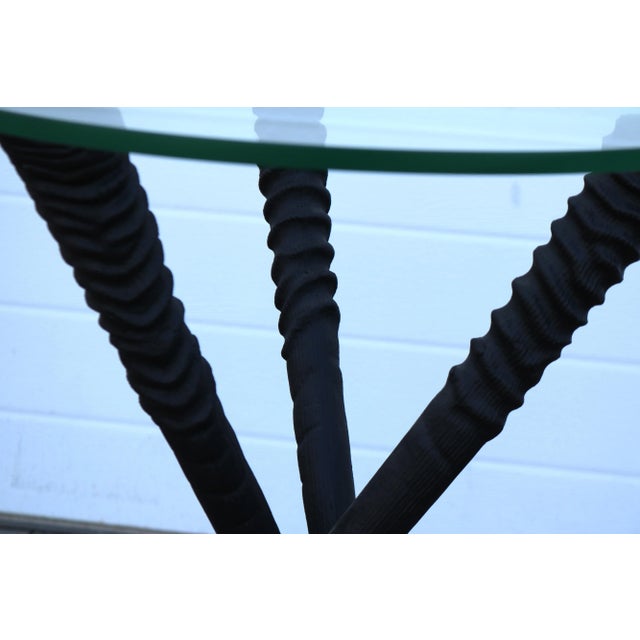 Metal Oryx Gazella Horn Tripod Side Tables by West Elm - A Pair For Sale - Image 7 of 9