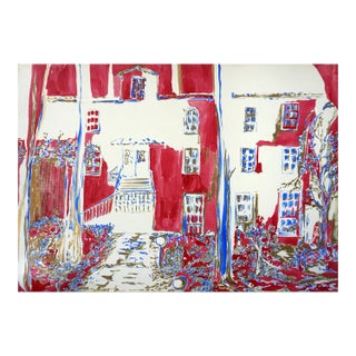 Rada Tzankova, Pelekapina, 2020, Acrylic on Marouflaged Paper on Canvas For Sale