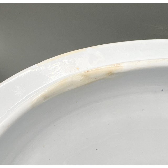 White 19th Century English J. Edwards White Ironstone Covered Tureen St. Louis Shape – Victorian / English Country For Sale - Image 8 of 13