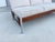 1960s Mid-Century Walnut and Aluminum Three-Seat Sofa, 1960s For Sale - Image 5 of 8