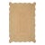 Olive Natural Jute Wave Scallop Rug 5x8 Ft. For Sale