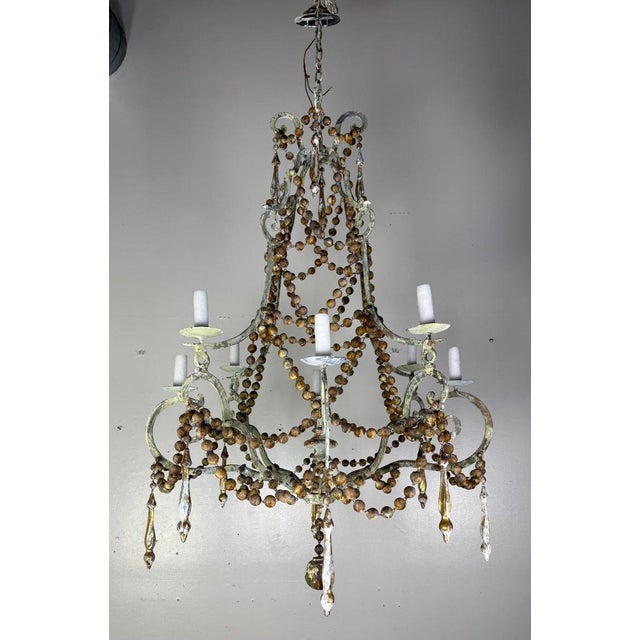 A striking example of French Provençal rustic elegance, this chandelier captures the charm of the countryside with its...