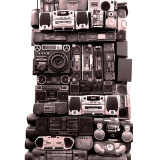 "Boom Box Fantasy" Harlem New York City Boom Box Photograph For Sale