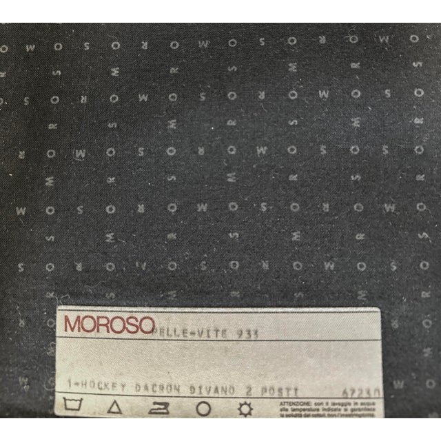 Black Vintage Hockey Sofa by Antonio Citterio for Moroso, 1980s For Sale - Image 8 of 9