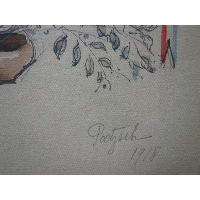 Gustave Poetzsch, Programme, 1918, Watercolour For Sale - Image 5 of 7