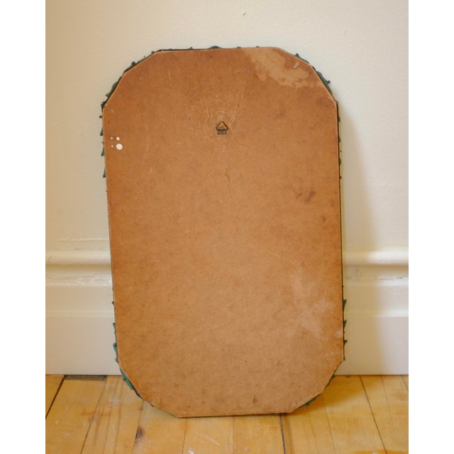 Swedish Modern Green Painted Wall Mirror For Sale - Image 9 of 10