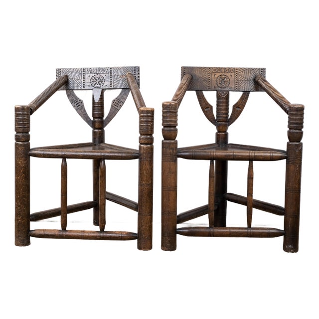 Pair of Late 19th Century Turner's Chairs For Sale