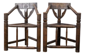 Pair of Late 19th Century Turner's Chairs