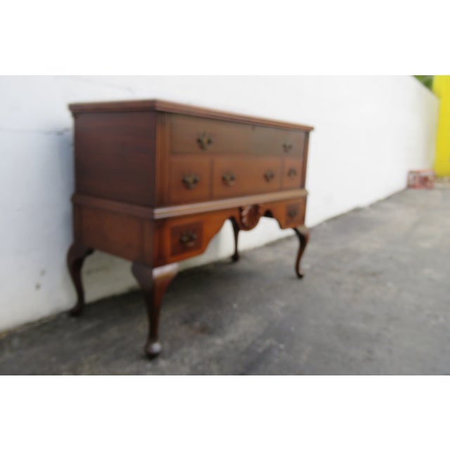 1940s West Branch Novelty Co Tall Cedar Chest Blanket Trunk For Sale - Image 10 of 12