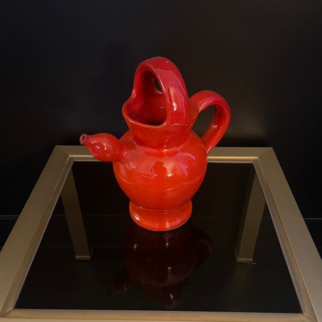Gargoulette in Red Ceramic by Pierre Rinaudo, 1970s For Sale - Image 4 of 6
