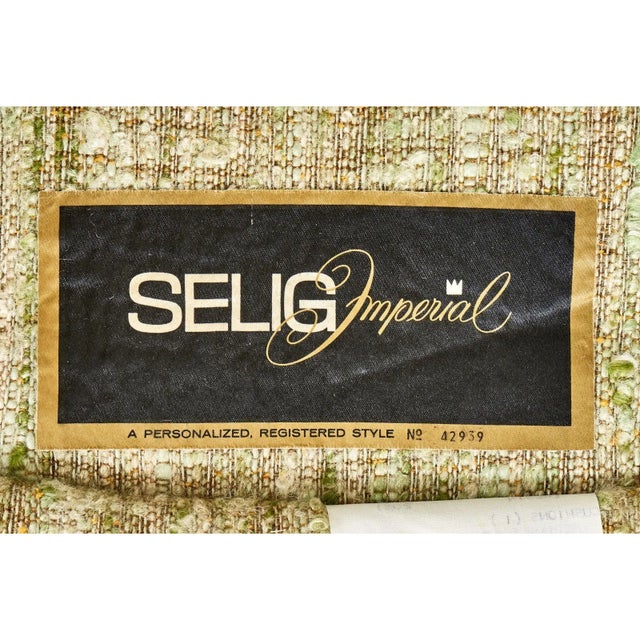 Green Selig Swivel Lounge Chair, 1960 For Sale - Image 11 of 11