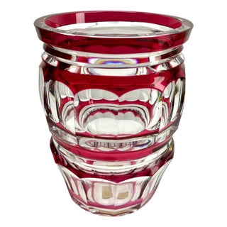 Crystal Vase from Val Saint Lambert, 1950 For Sale