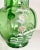 Depression Era Handblown Green Glass Pitcher For Sale - Image 10 of 13