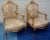 Textile 1970s Vintage French / French Provincial Arm Chairs- a Pair For Sale - Image 7 of 14