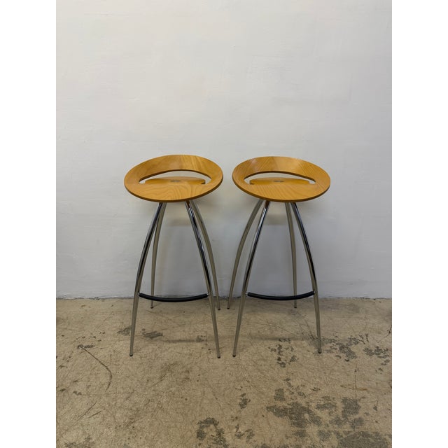 Sigurdur Thorsteinsson Lyra Bar Stools for Magis, Italy - A Pair For Sale - Image 18 of 18