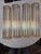 Thick Tubular Glass and Solid Brass Wall Sconce For Sale - Image 11 of 12