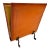 Mid 20th Century Leather and Cast Iron Magazine Rack For Sale