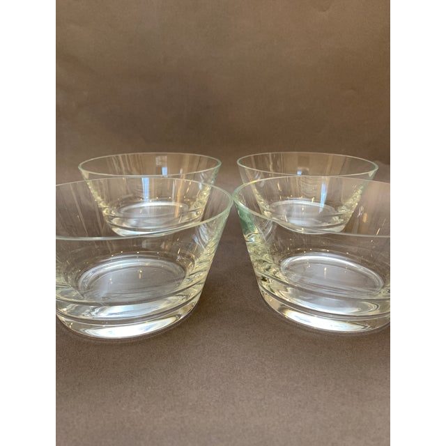 Set of (4) Crystal Bowls For Sale - Image 4 of 6