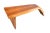 Modern One Slab Water Fall Living Edge Console Table 41 For Sale - Image 4 of 7