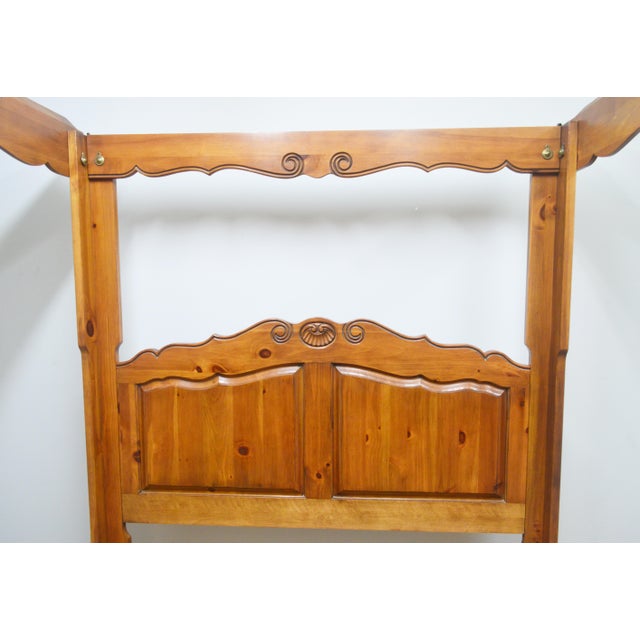 Ethan Allen Queen Canopy Bed Chairish