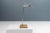 French Architectural Desk Lamp in Casted Iron Steel and Ribbed Aluminum, 1960s For Sale - Image 8 of 10