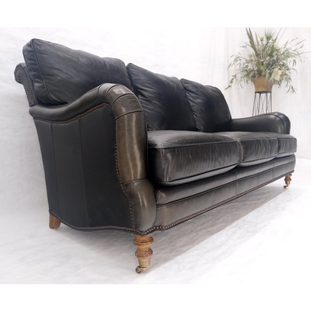 Madrid Hartwell Leather Sofa by Wesley Hall MINT!