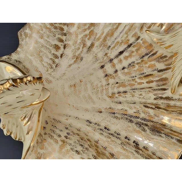 Vintage Italian Ceramic Fruit Bowl, 1960, in Good conditions. Designed 1960 to 1969