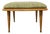 Mid-Century Modern Heywood Wakefield Champagne Upholstered Stool For Sale