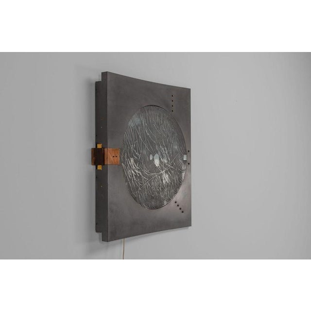 Illuminated Gruppo NP2 Wall Panel from Nerone Patuzzi, Italy, 1975 For Sale - Image 16 of 18