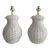 Plaster Basket Table Lamps in the Style of Serge Roche - A Pair For Sale
