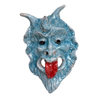 Ceramic Apotropaic Mask by Gennaro Condurso, Italy, 2010s For Sale