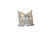 Cream Arhaus Moura Cashmere 20 Pillow with woven brown details. 61% rayon, 28% cotton, and 11% polyester. The included...