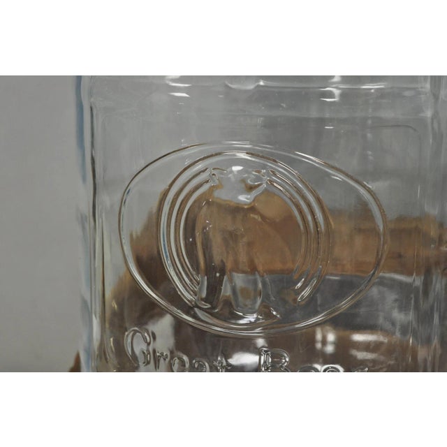 Vintage Great Bear Clear 5 Gallon Glass Carboy Jug in Wooden Crate - Pair For Sale In Philadelphia - Image 6 of 16