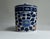 Ceramic Fukagawa Koransha Blue &.White Peonies Lidded Porcelain Jar, C. 1930s For Sale - Image 7 of 17